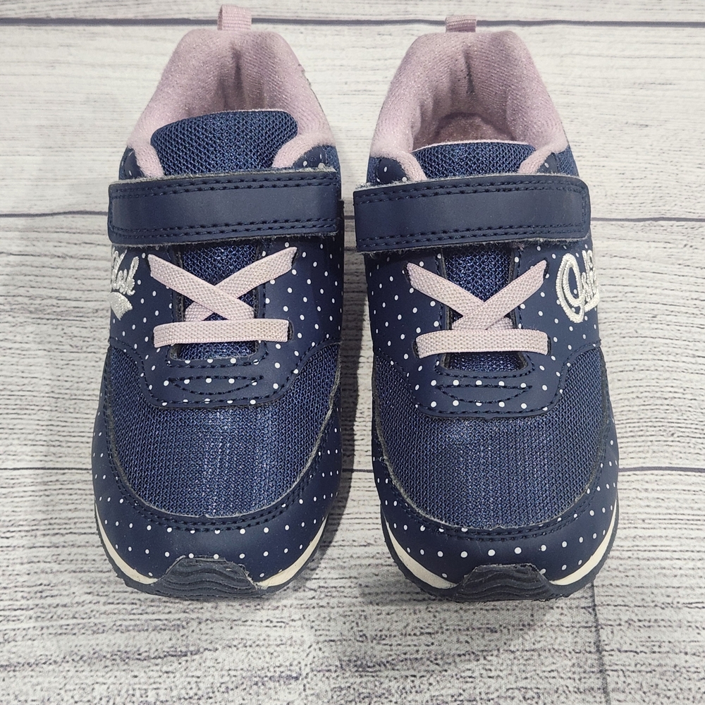 OshKosh B'gosh Blue and Pink Sneakers with Velcro Closure